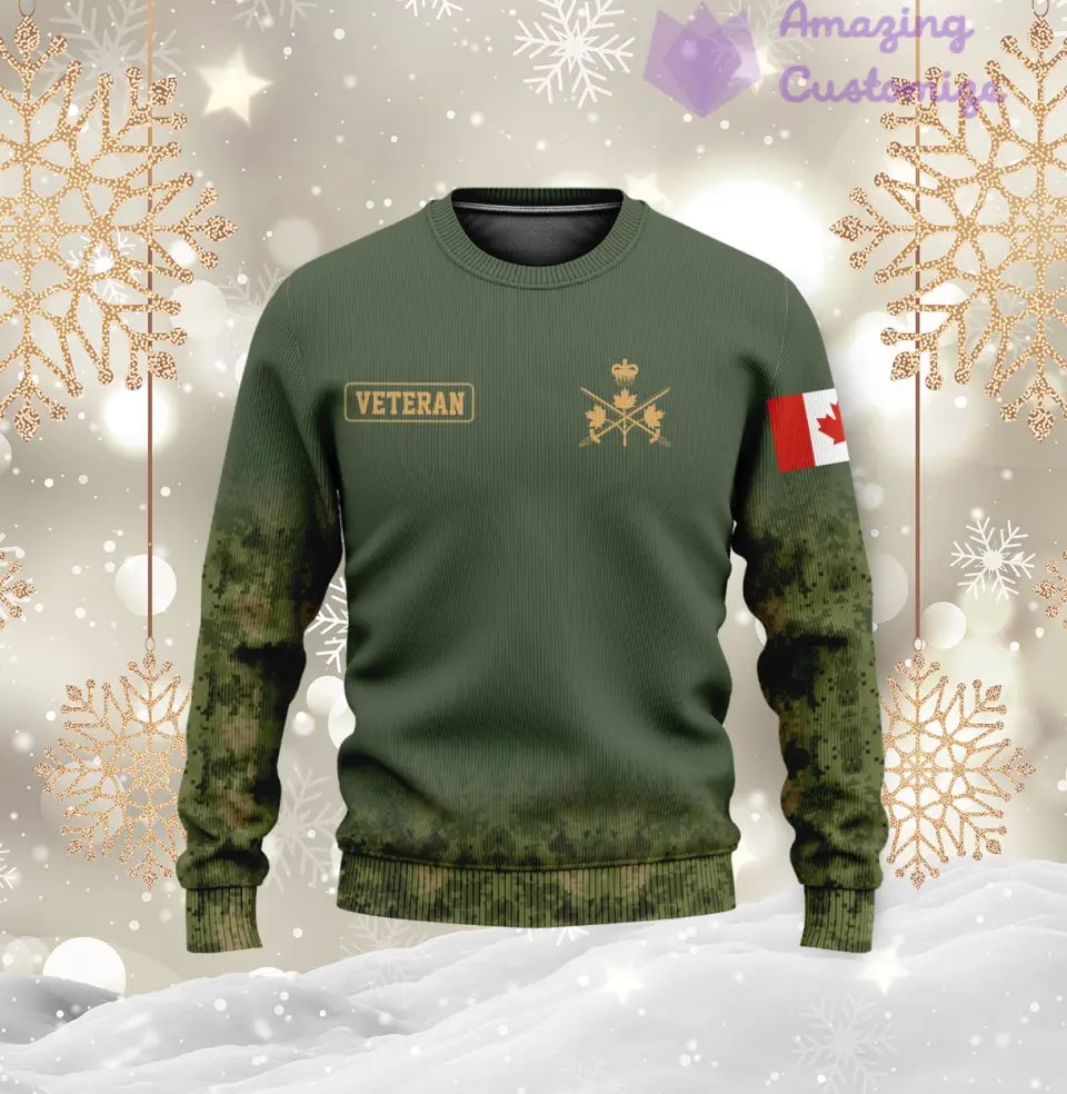 Personalized Canada Soldier/Veteran Camo with Name, Year and Rank Hawaii All Over Printed - 1721606402