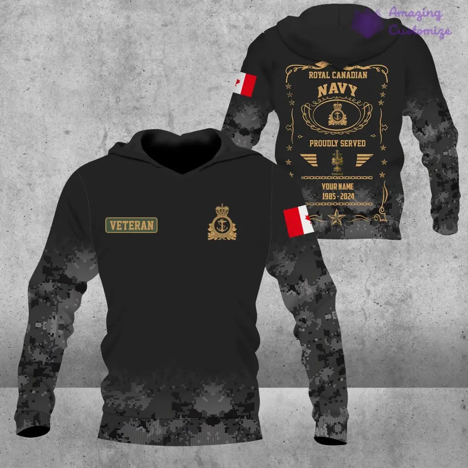 Personalized Canada Soldier/Veteran Camo with Name, Year and Rank Hawaii All Over Printed - 1721606402