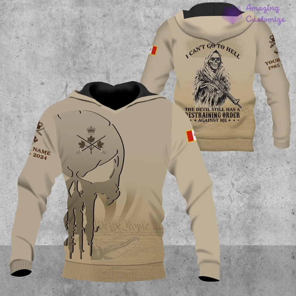 Personalized Canada Soldier/Veteran Camo with Name, Year and Rank Hawaii All Over Printed - 17205696