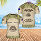 Personalized Australia Soldier/Veteran Camo with Name, Year and Rank Hawaii All Over Printed - 17200512