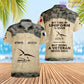 Personalized France Soldier/Veteran Camo with Name, Year and Rank Hawaii Shirt All Over Printed - 17200512