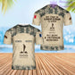 Personalized France Soldier/Veteran Camo with Name, Year and Rank Hawaii Shirt All Over Printed - 17200512