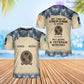 Personalized Ireland Soldier/Veteran Camo with Name, Year and Rank Hawaii Shirt All Over Printed - 17200512