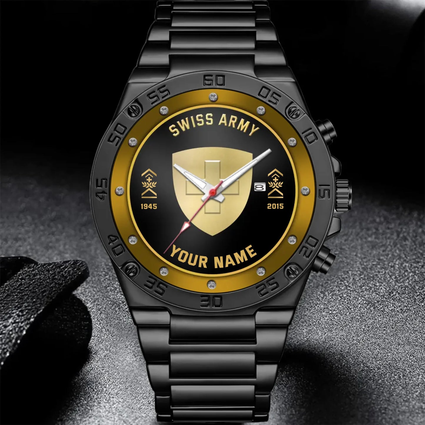Mockup Gentleman Stainless Steel Watch co2py