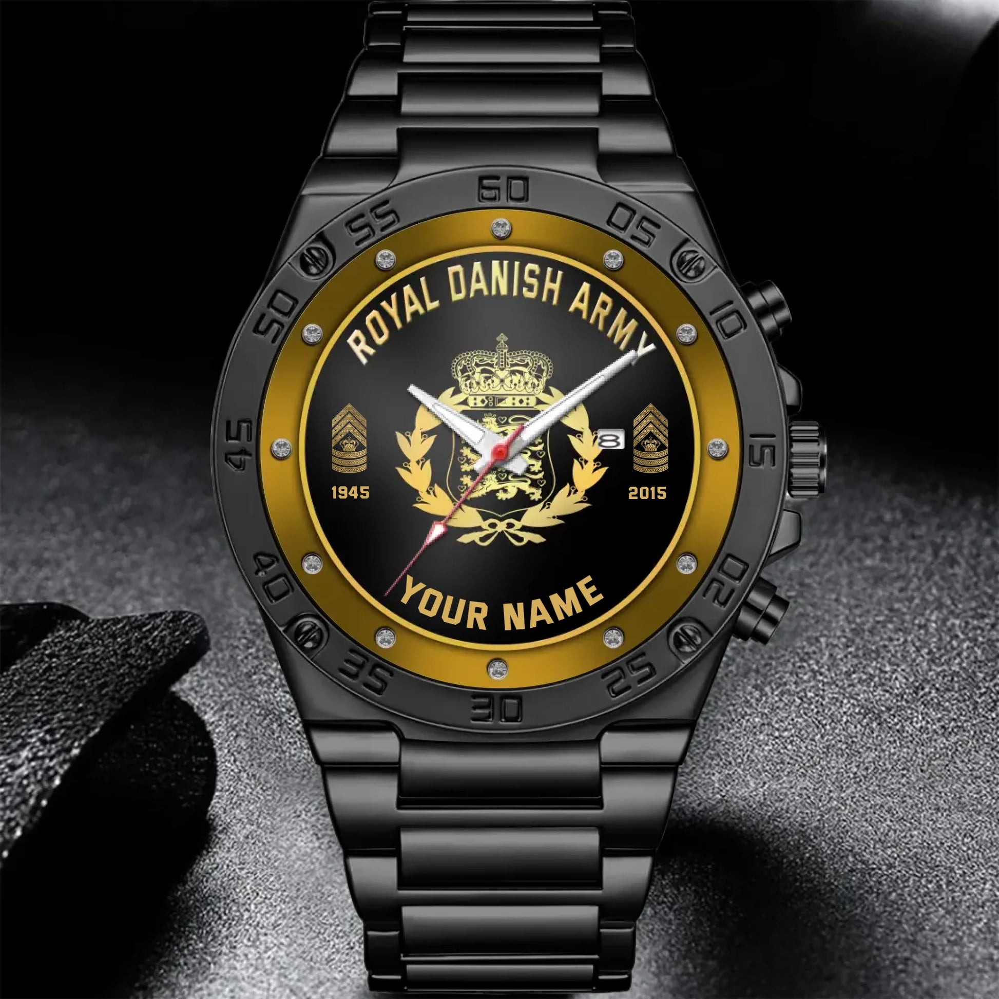 Mockup Gentleman Stainless Steel Watch co2py