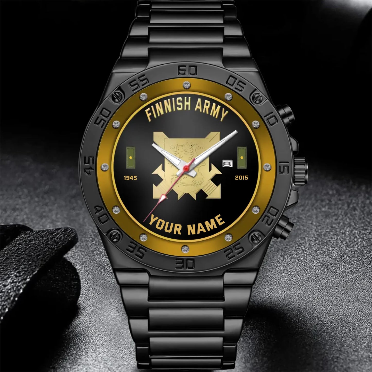 Mockup Gentleman Stainless Steel Watch co2py