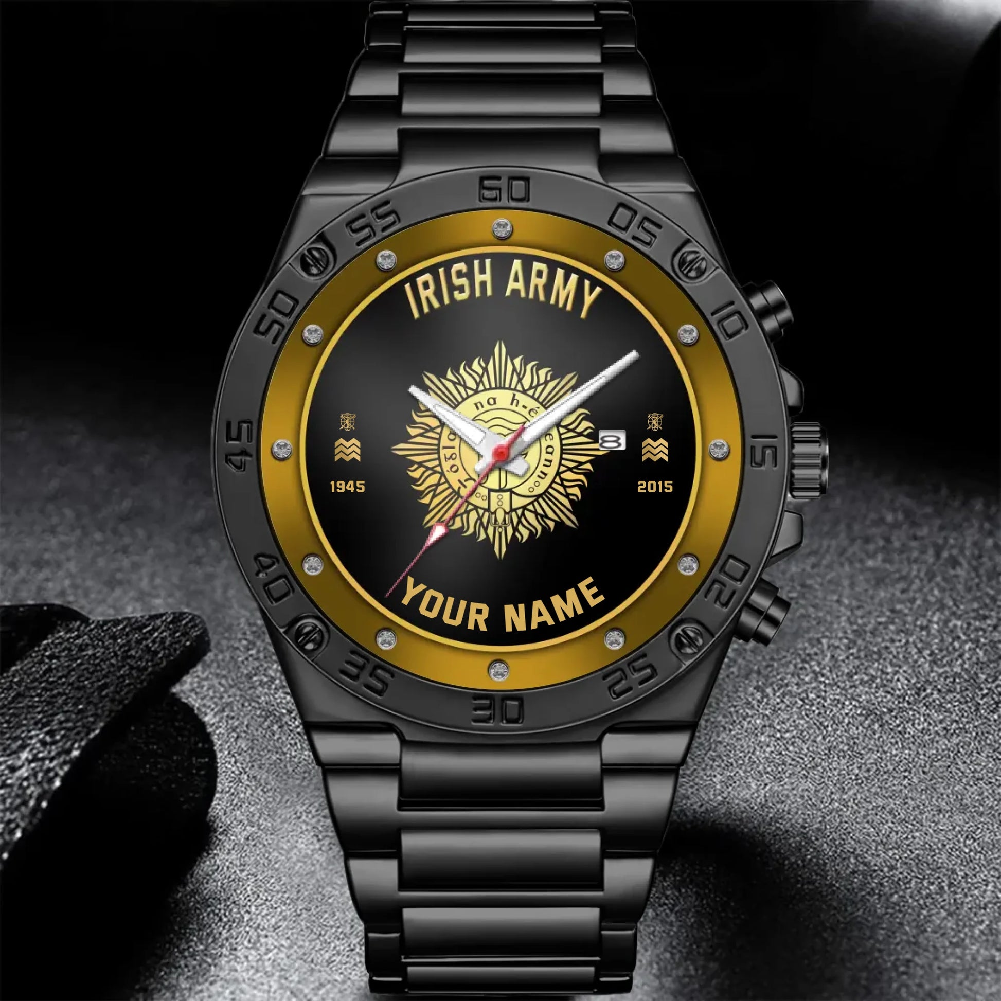 Mockup Gentleman Stainless Steel Watch co2py