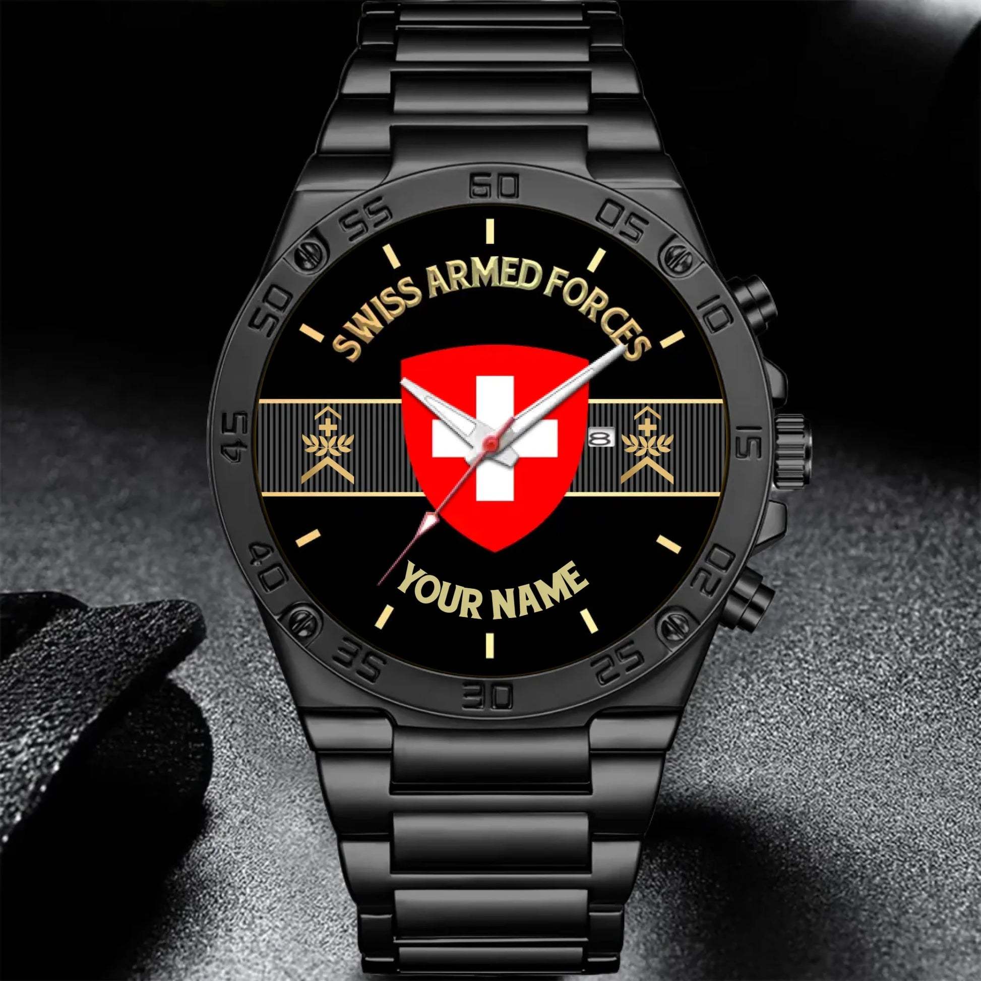 Mockup Gentleman Stainless Steel Watch co2py