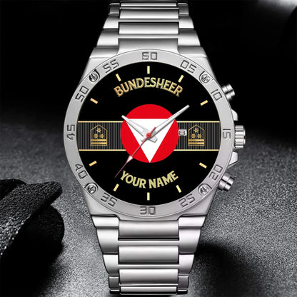 Mockup Gentleman Stainless Steel Watch copy