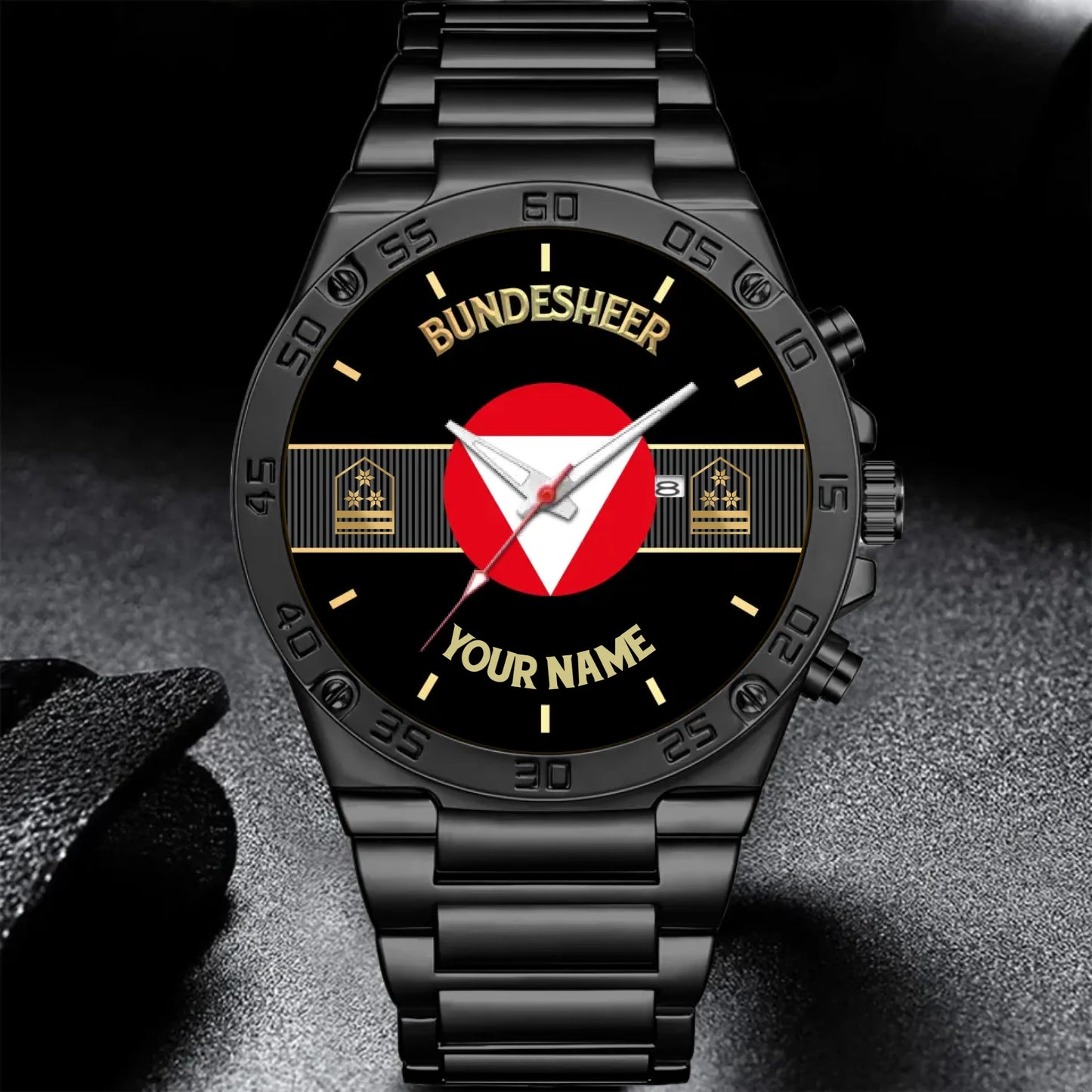 Mockup Gentleman Stainless Steel Watch co2py