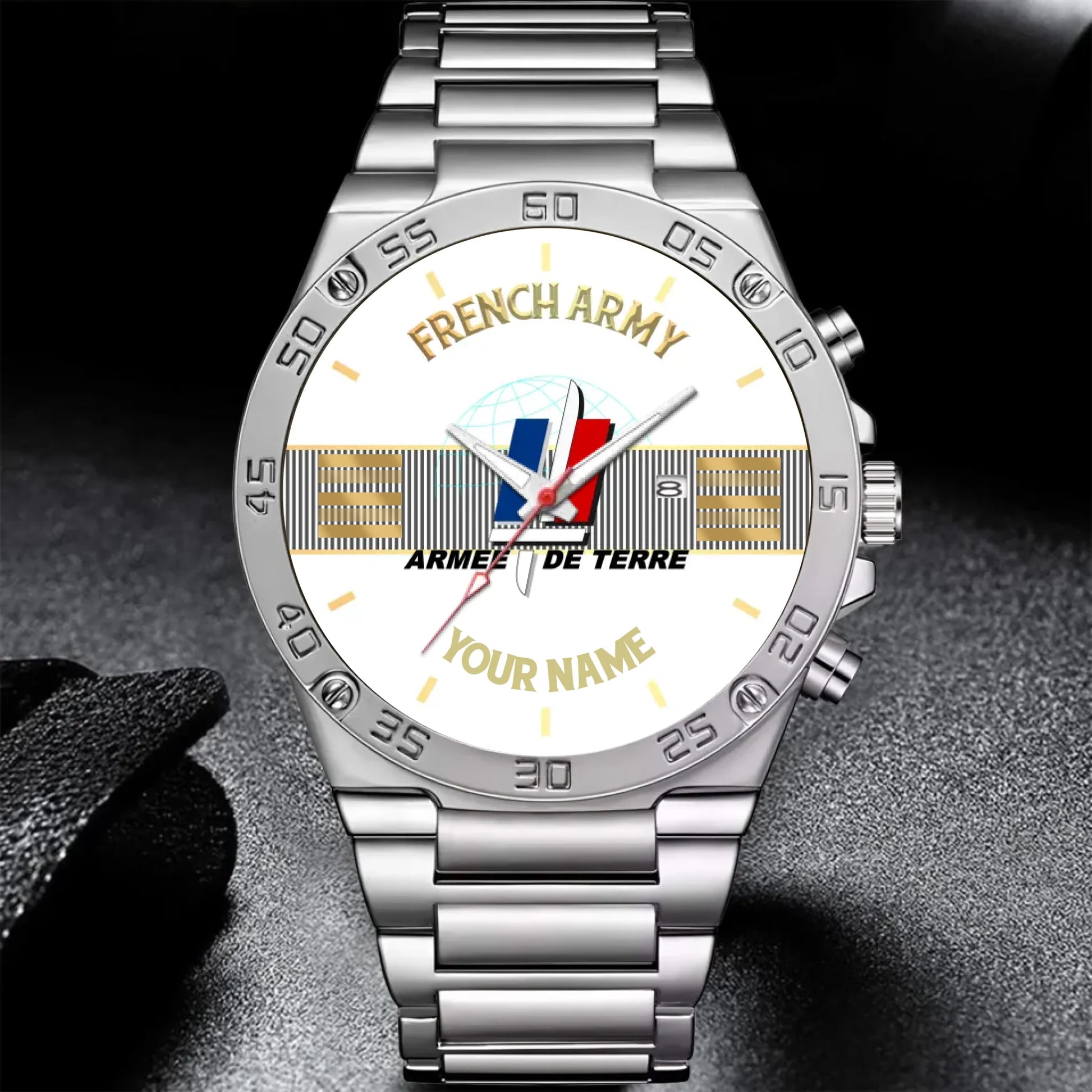 Mockup Gentleman Stainless Steel Watch copy