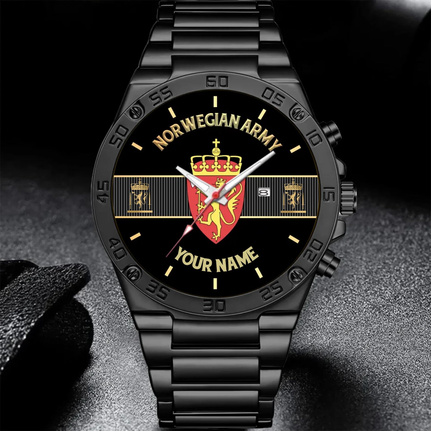 Mockup Gentleman Stainless Steel Watch co2py