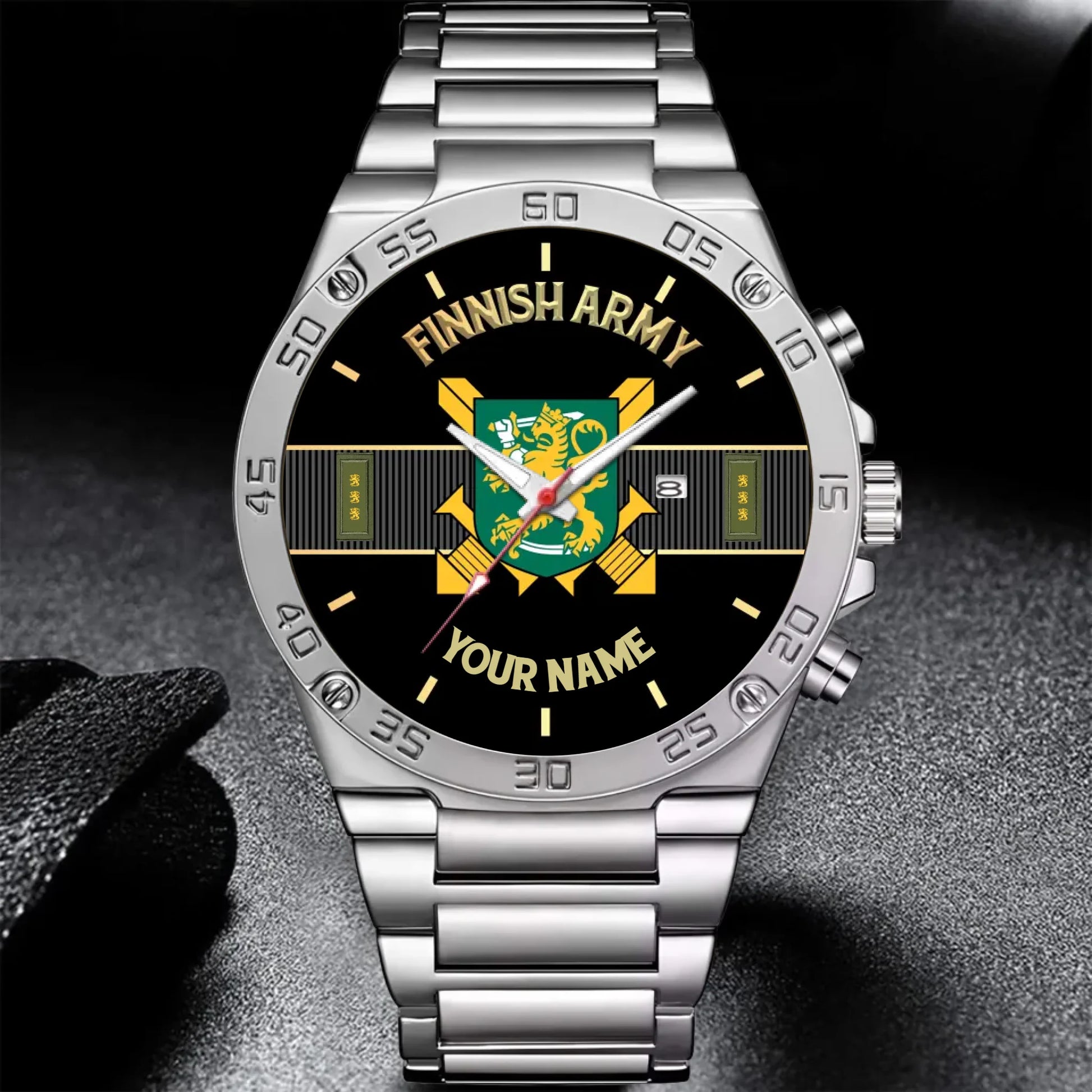Mockup Gentleman Stainless Steel Watch copy