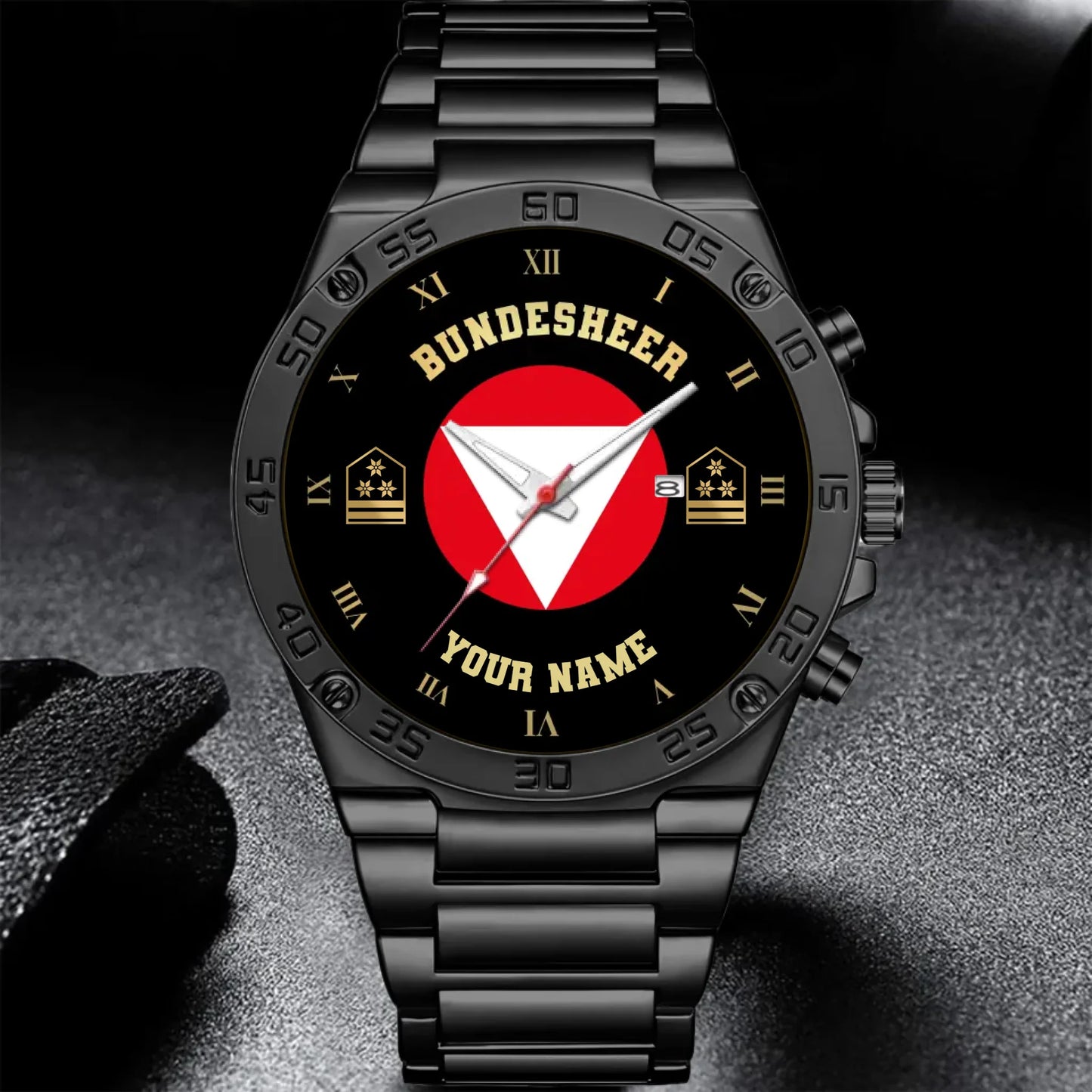 Mockup Gentleman Stainless Steel Watch co2py