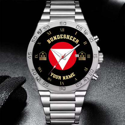 Mockup Gentleman Stainless Steel Watch copy