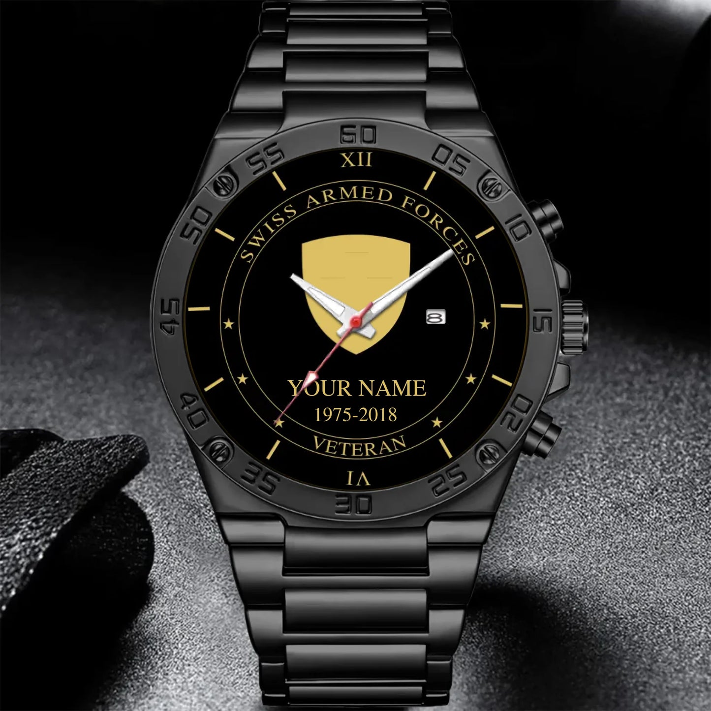 Mockup Gentleman Stainless Steel Watch co2py