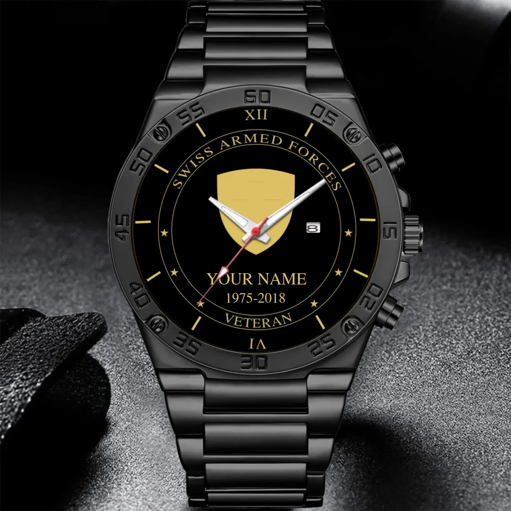 Mockup Gentleman Stainless Steel Watch co2py