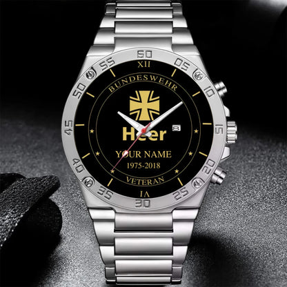 Mockup Gentleman Stainless Steel Watch copy