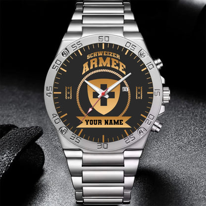 Mockup Gentleman Stainless Steel Watch copy