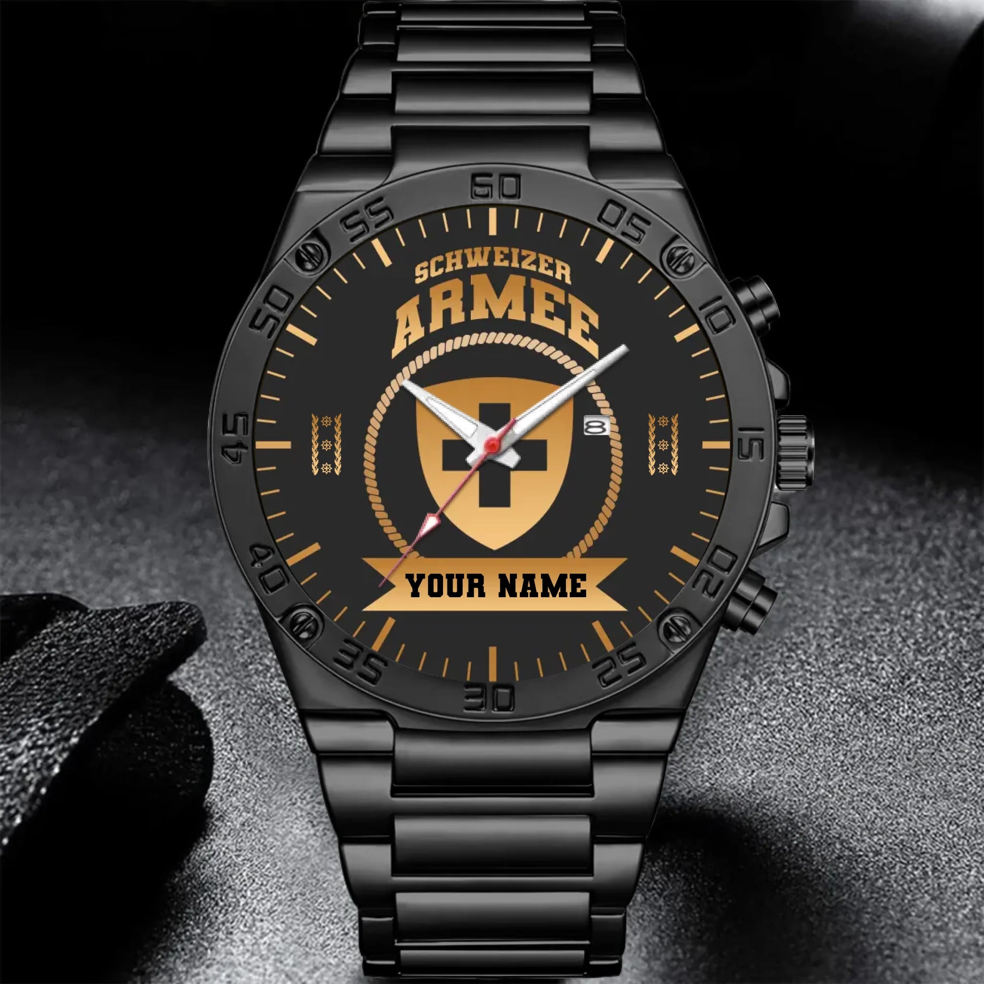 Mockup Gentleman Stainless Steel Watch co2py