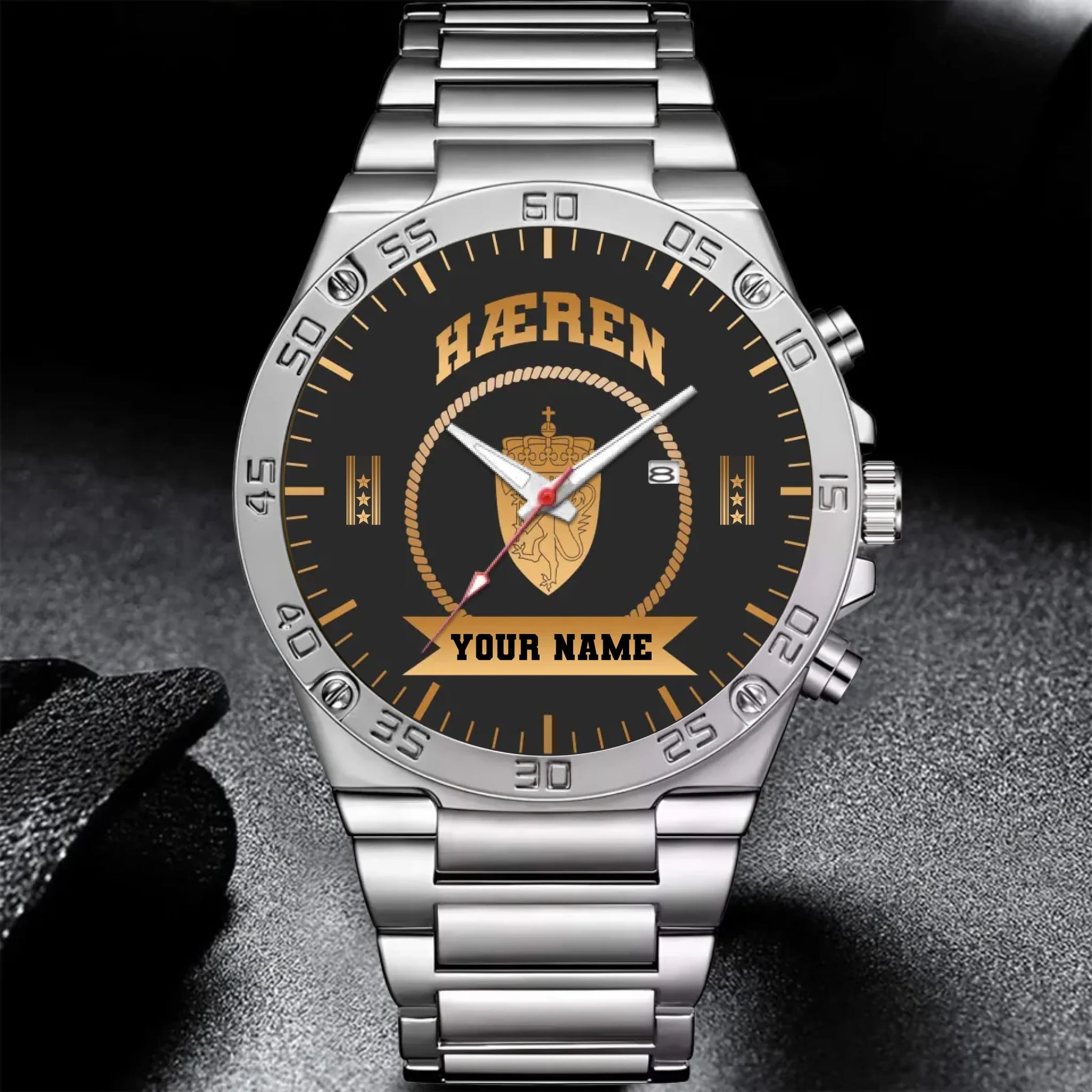 Mockup Gentleman Stainless Steel Watch copy