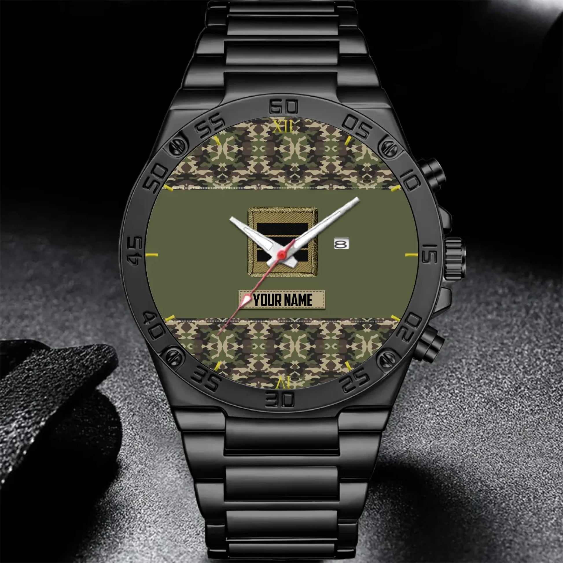 Mockup Gentleman Stainless Steel Watch co2py