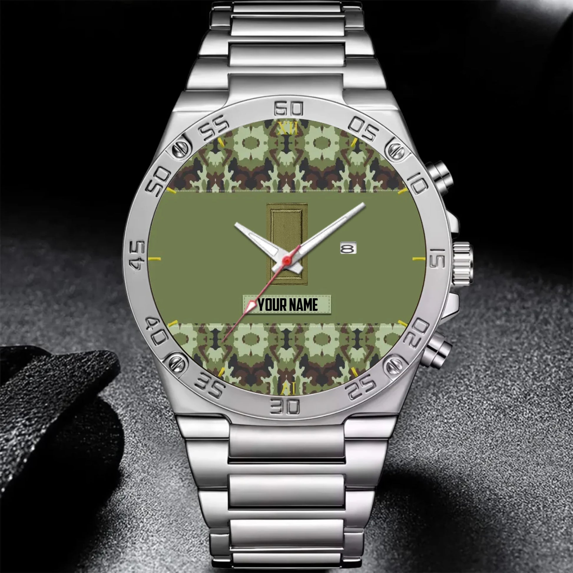 Mockup Gentleman Stainless Steel Watch copy