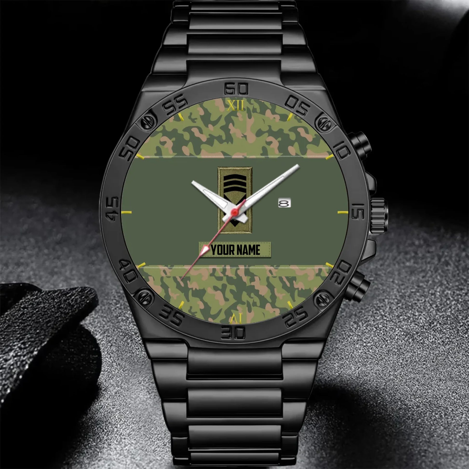 Mockup Gentleman Stainless Steel Watch co2py
