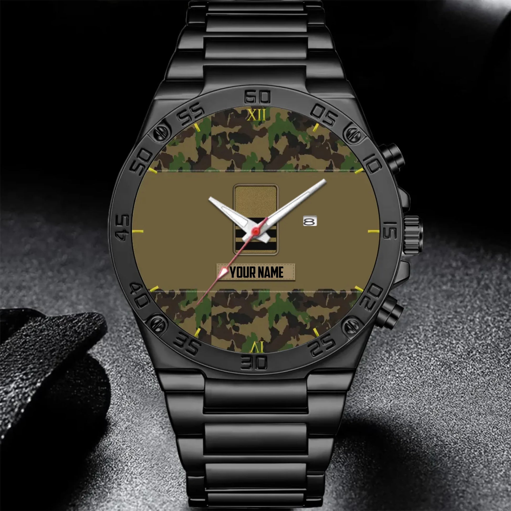 Mockup Gentleman Stainless Steel Watch co2py