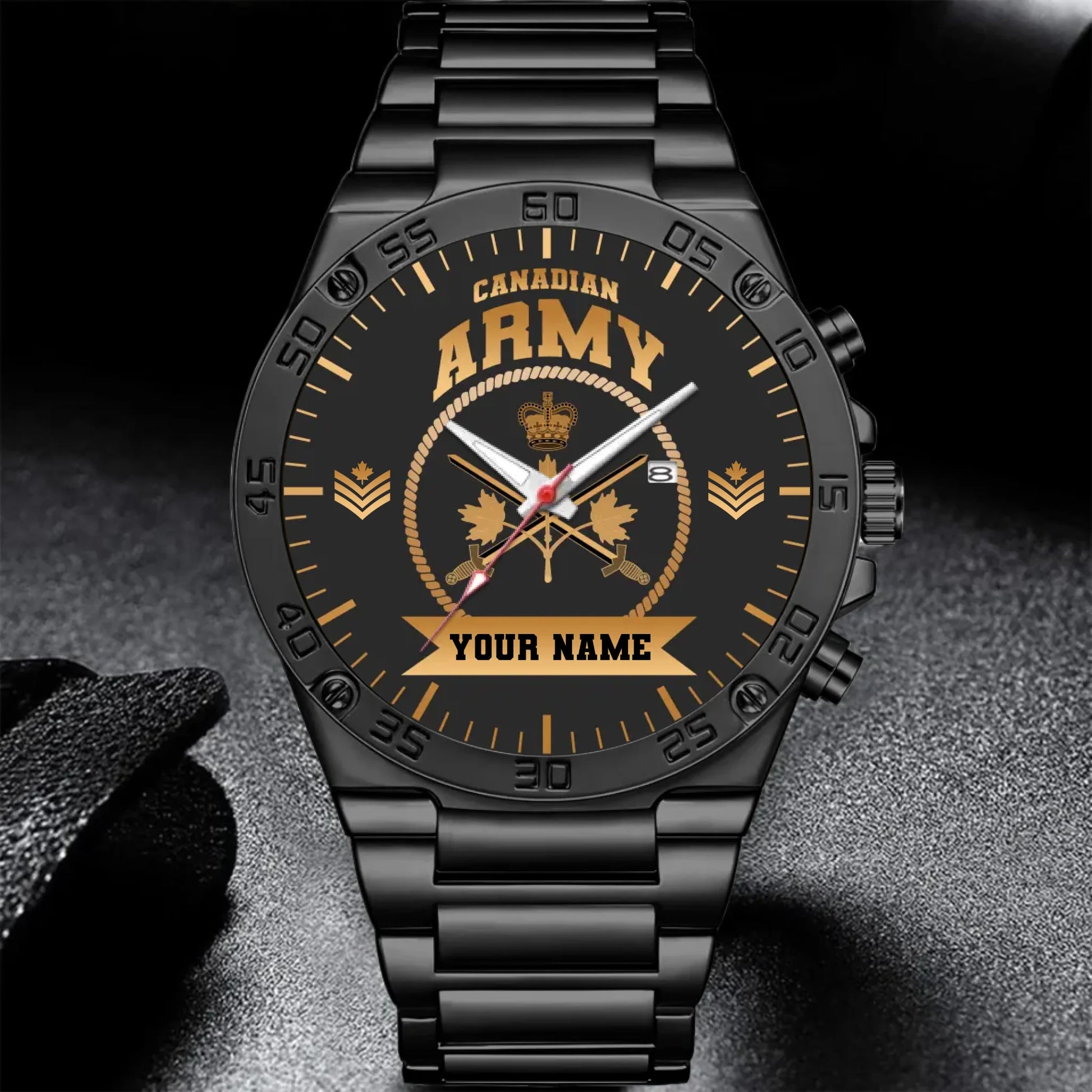 Mockup Gentleman Stainless Steel Watch co2py