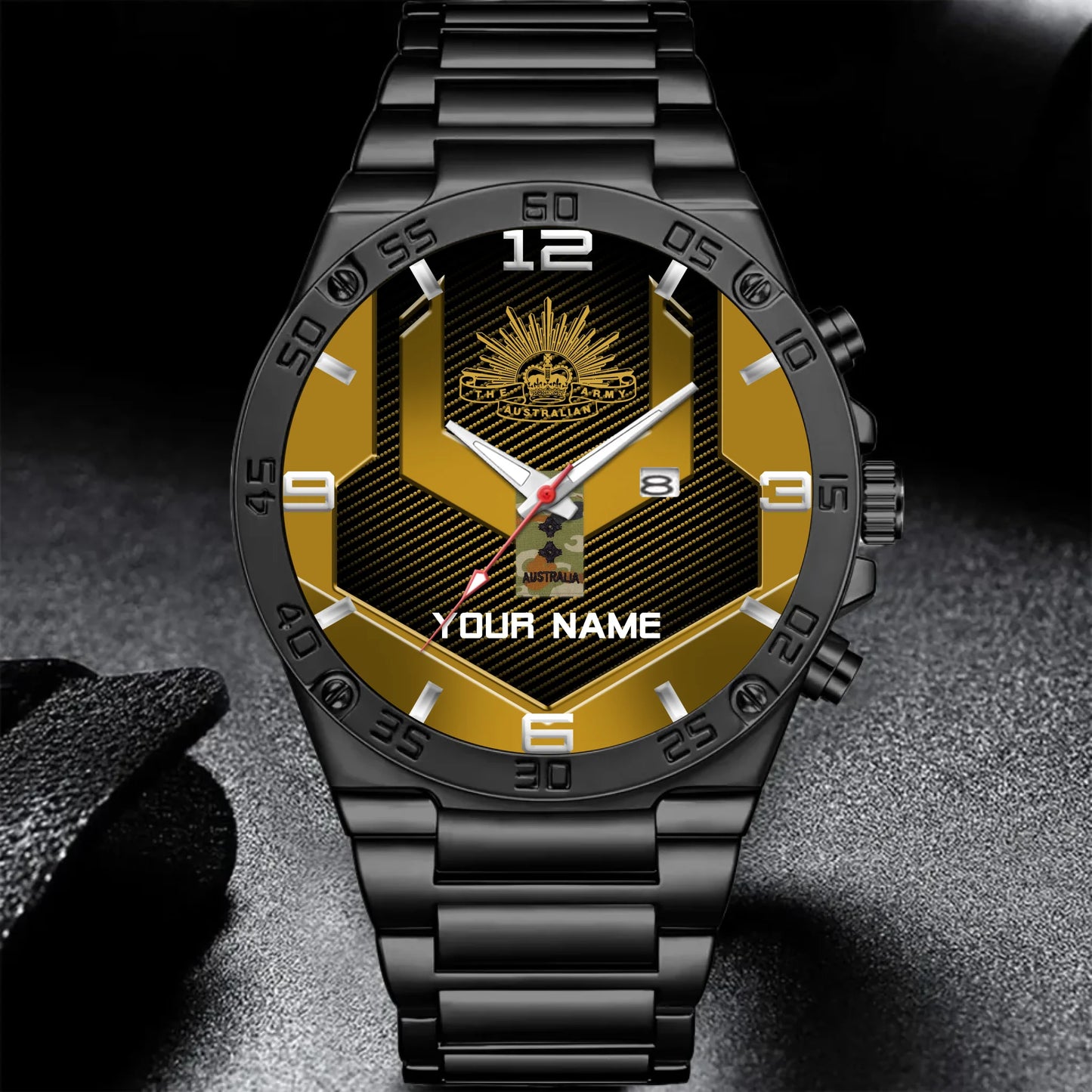 Mockup Gentleman Stainless Steel Watch co2py