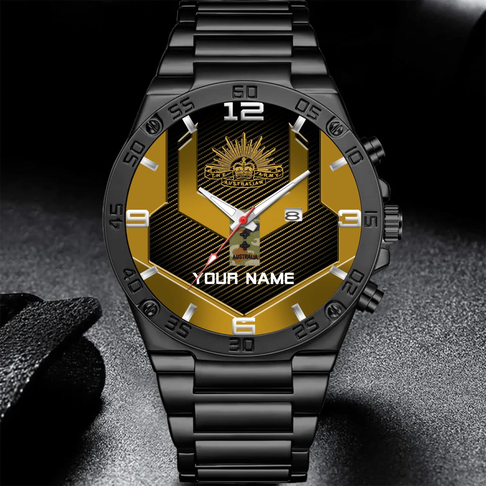 Mockup Gentleman Stainless Steel Watch co2py