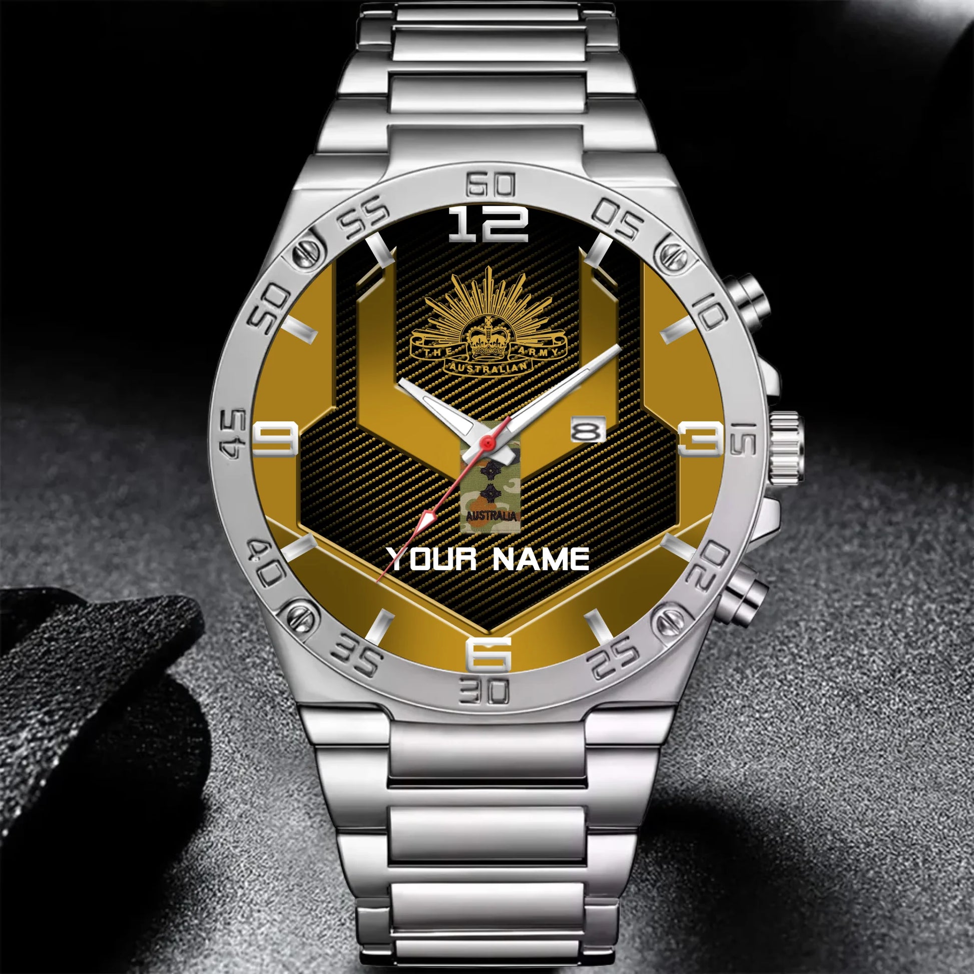 Mockup Gentleman Stainless Steel Watch copy