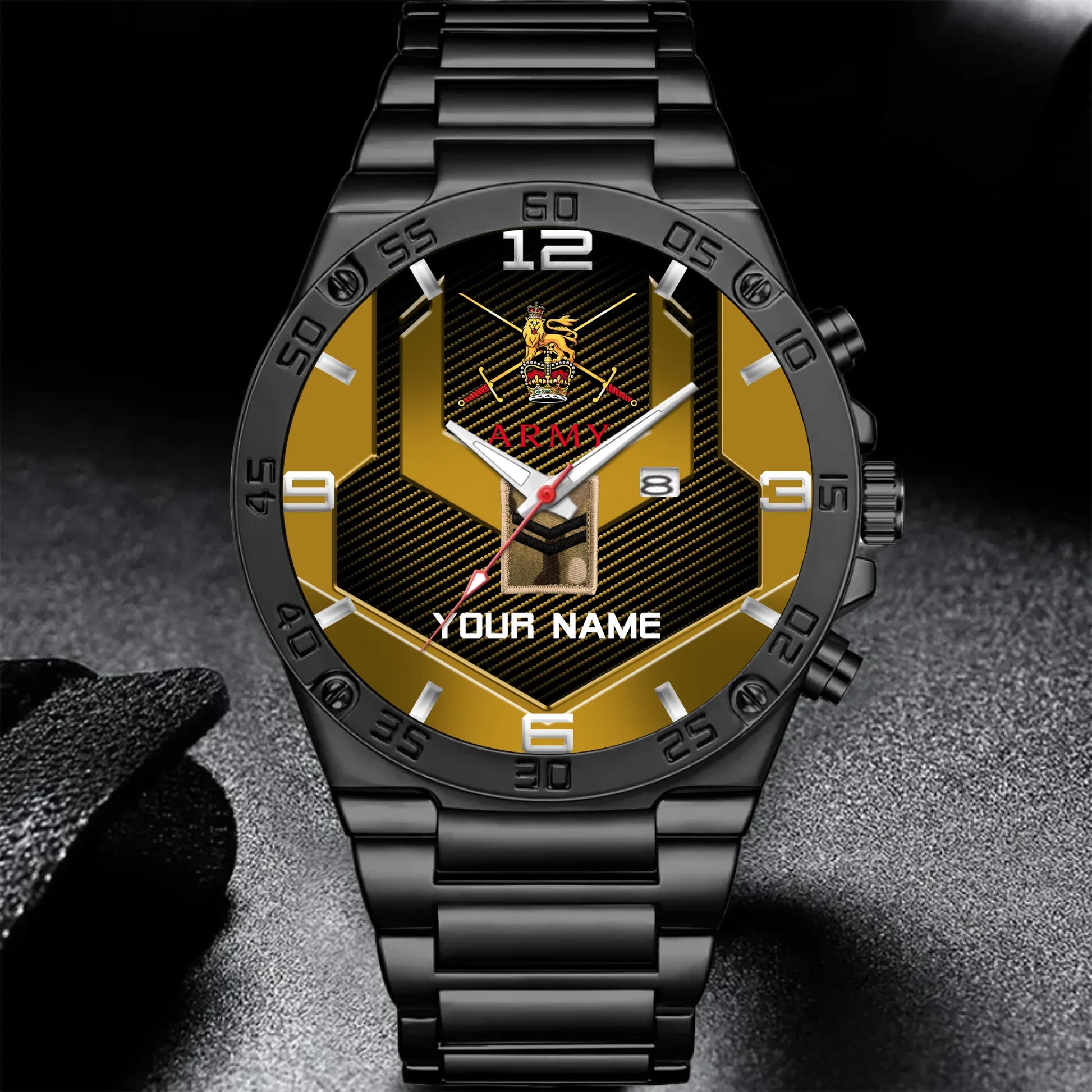 Mockup Gentleman Stainless Steel Watch co2py