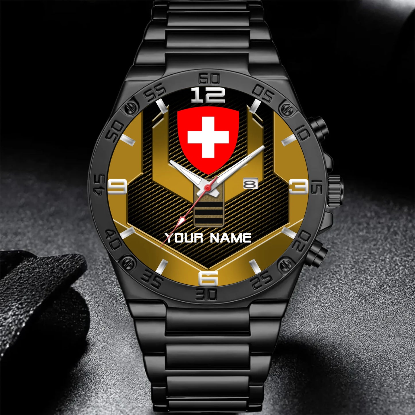 Mockup Gentleman Stainless Steel Watch co2py