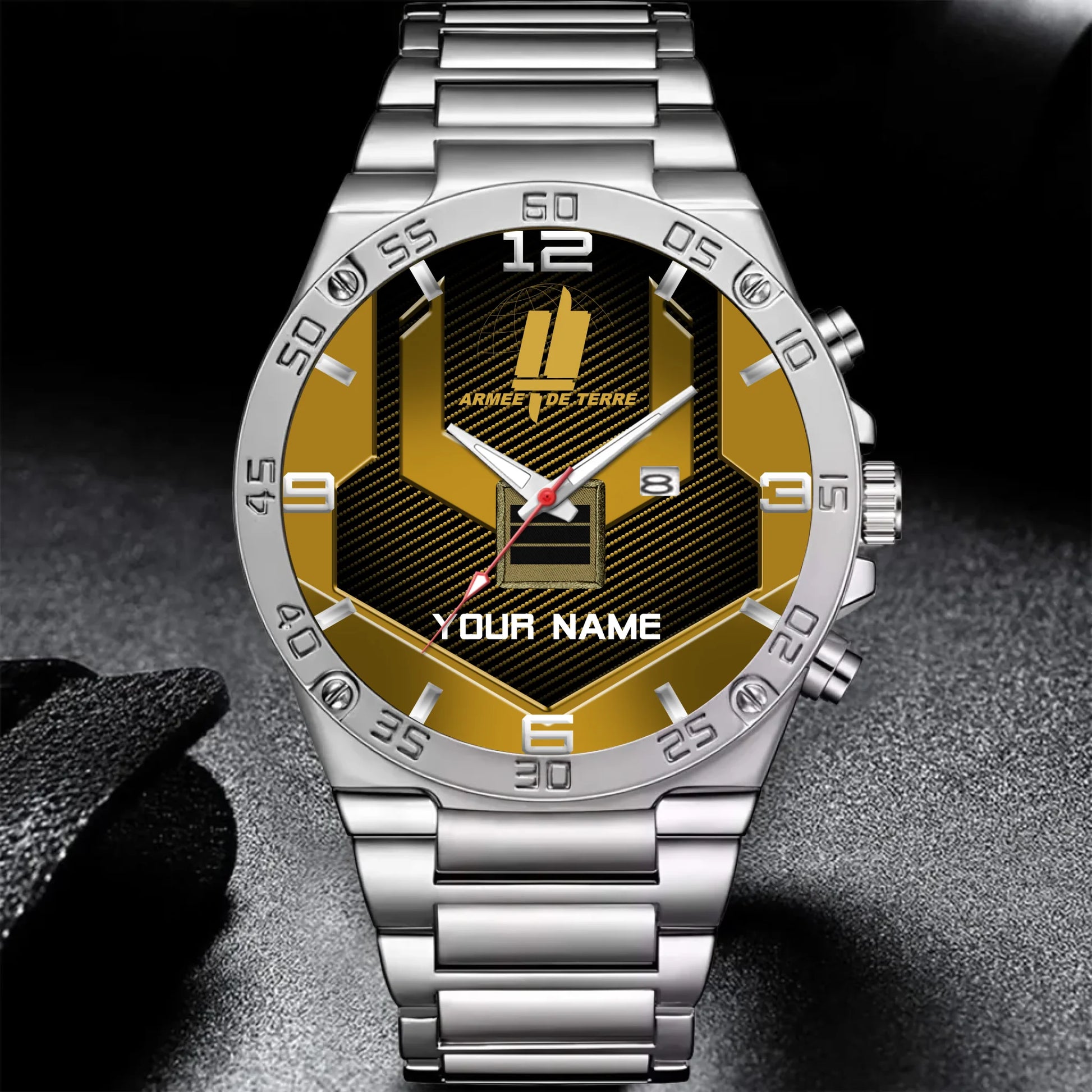 Mockup Gentleman Stainless Steel Watch copy