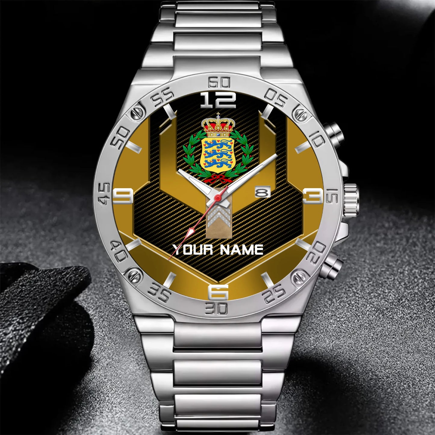 Mockup Gentleman Stainless Steel Watch copy