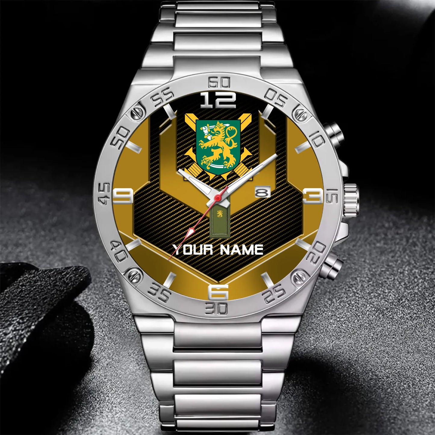 Mockup Gentleman Stainless Steel Watch copy