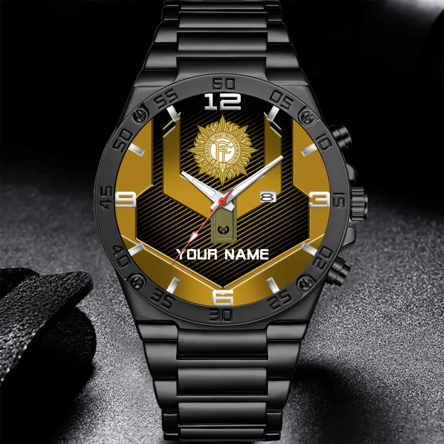 Mockup Gentleman Stainless Steel Watch co2py