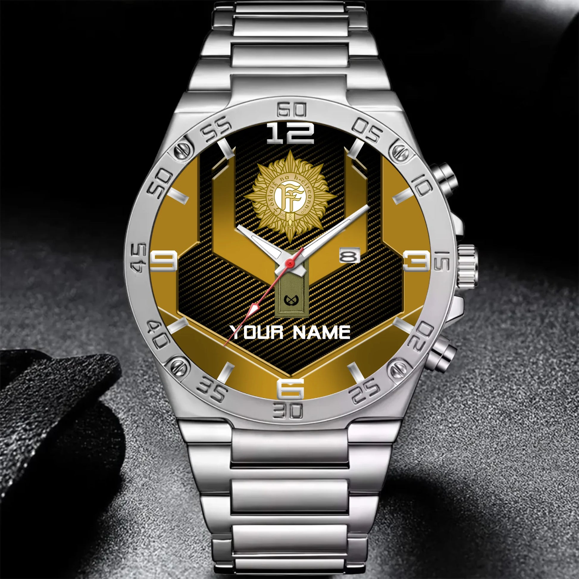 Mockup Gentleman Stainless Steel Watch copy