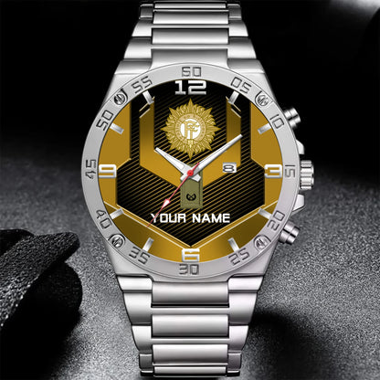 Mockup Gentleman Stainless Steel Watch copy