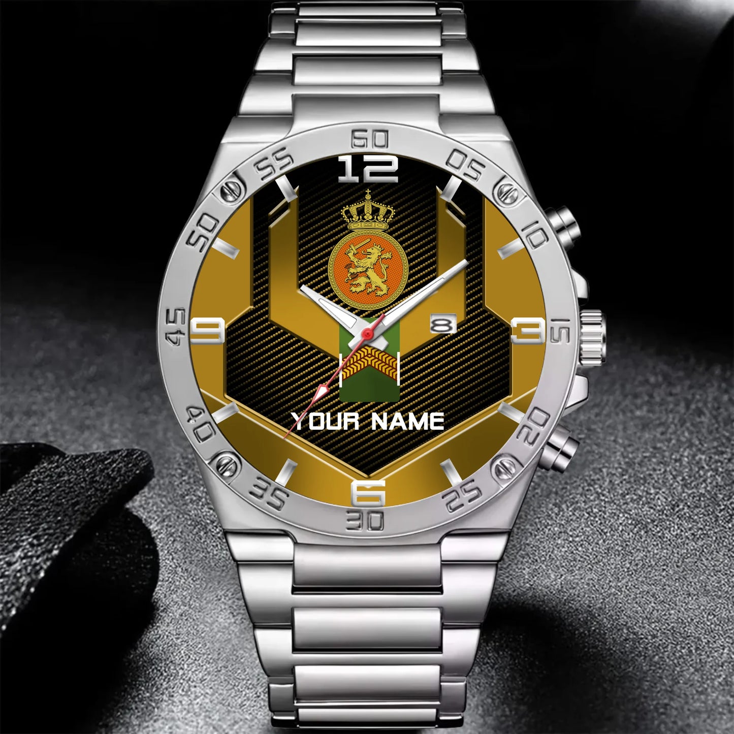 Mockup Gentleman Stainless Steel Watch copy