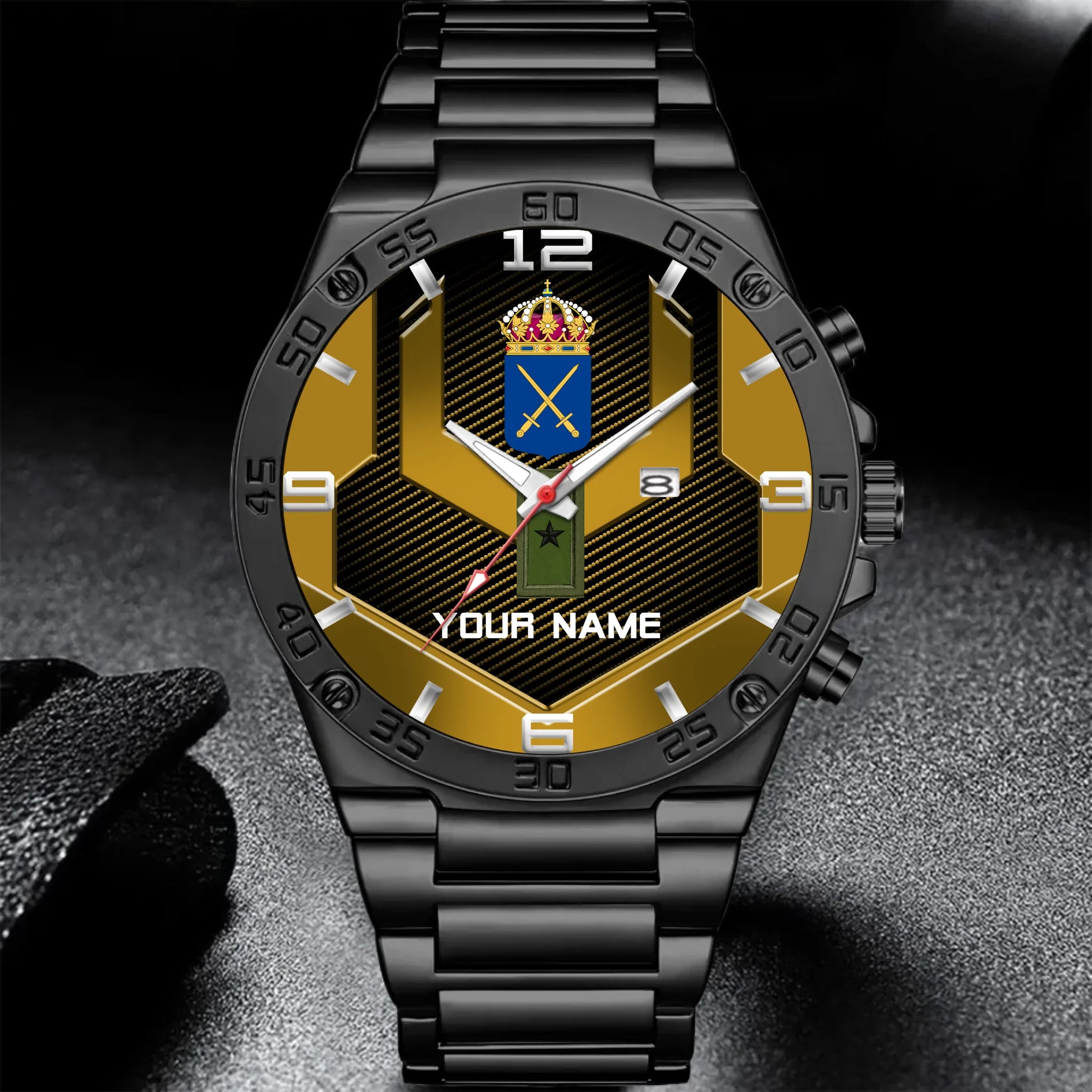 Mockup Gentleman Stainless Steel Watch co2py