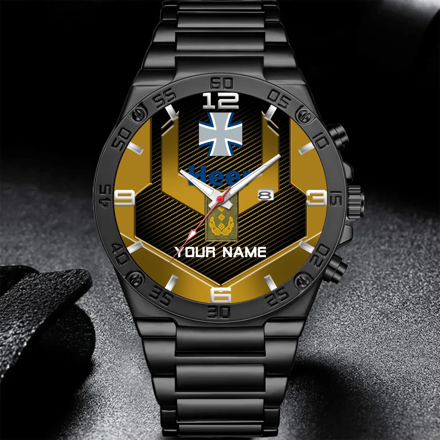 Mockup Gentleman Stainless Steel Watch co2py
