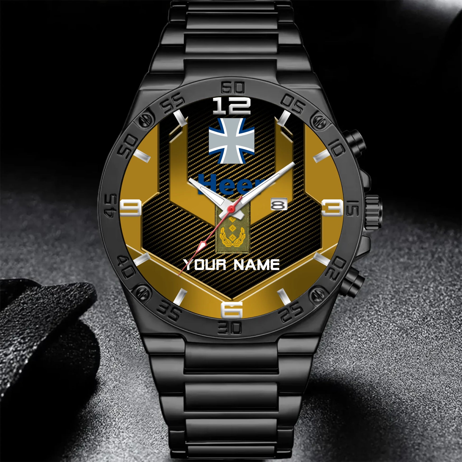 Mockup Gentleman Stainless Steel Watch co2py