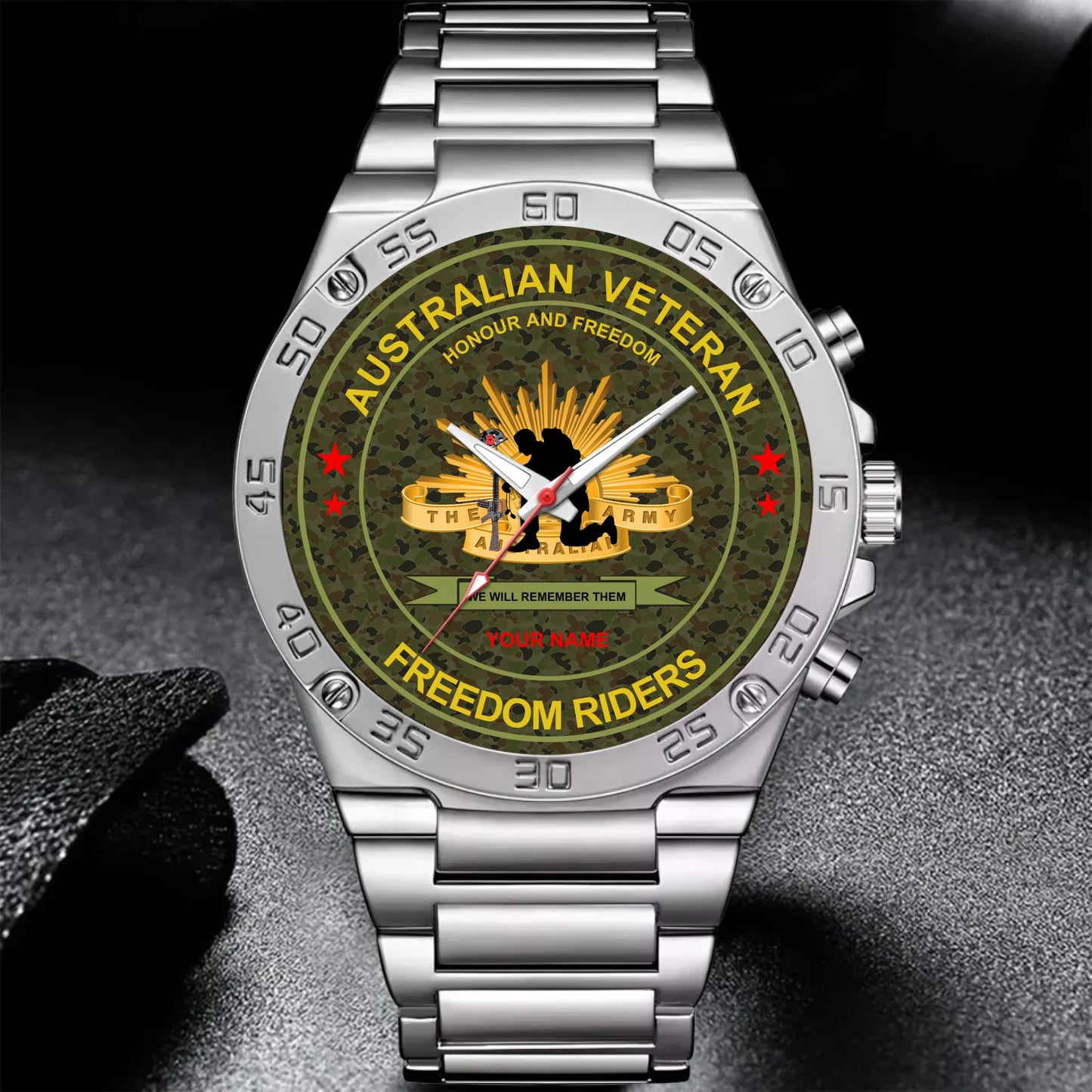 Mockup Gentleman Stainless Steel Watch copy