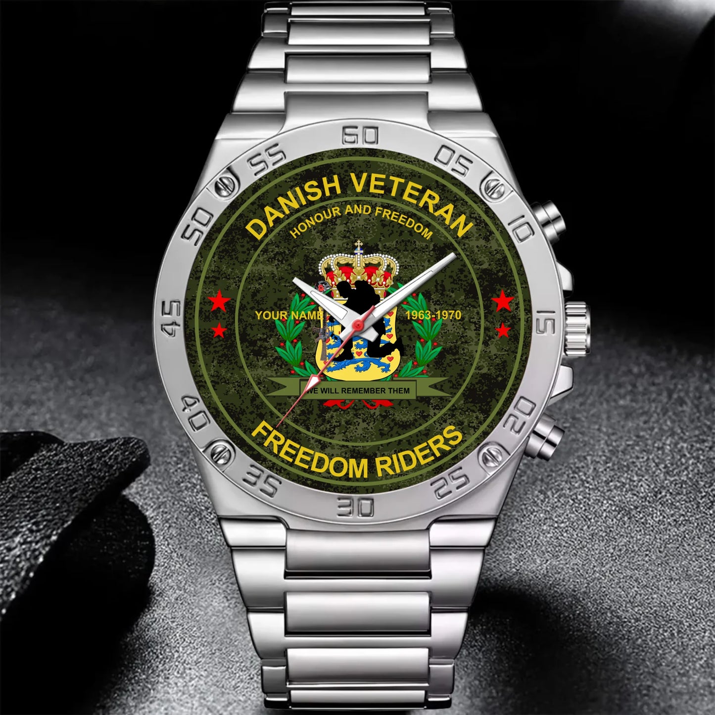 Mockup Gentleman Stainless Steel Watch copy