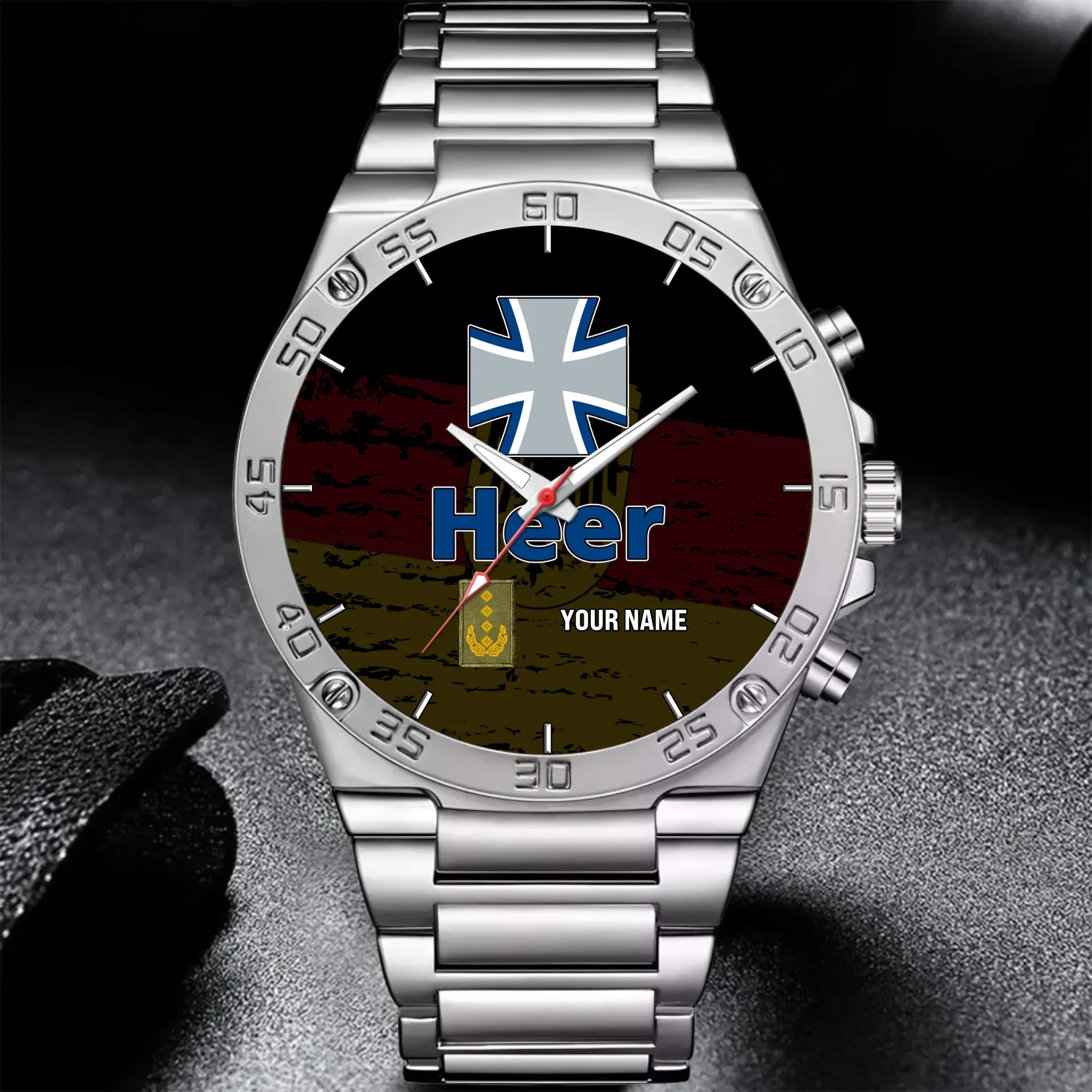 Mockup Gentleman Stainless Steel Watch copy