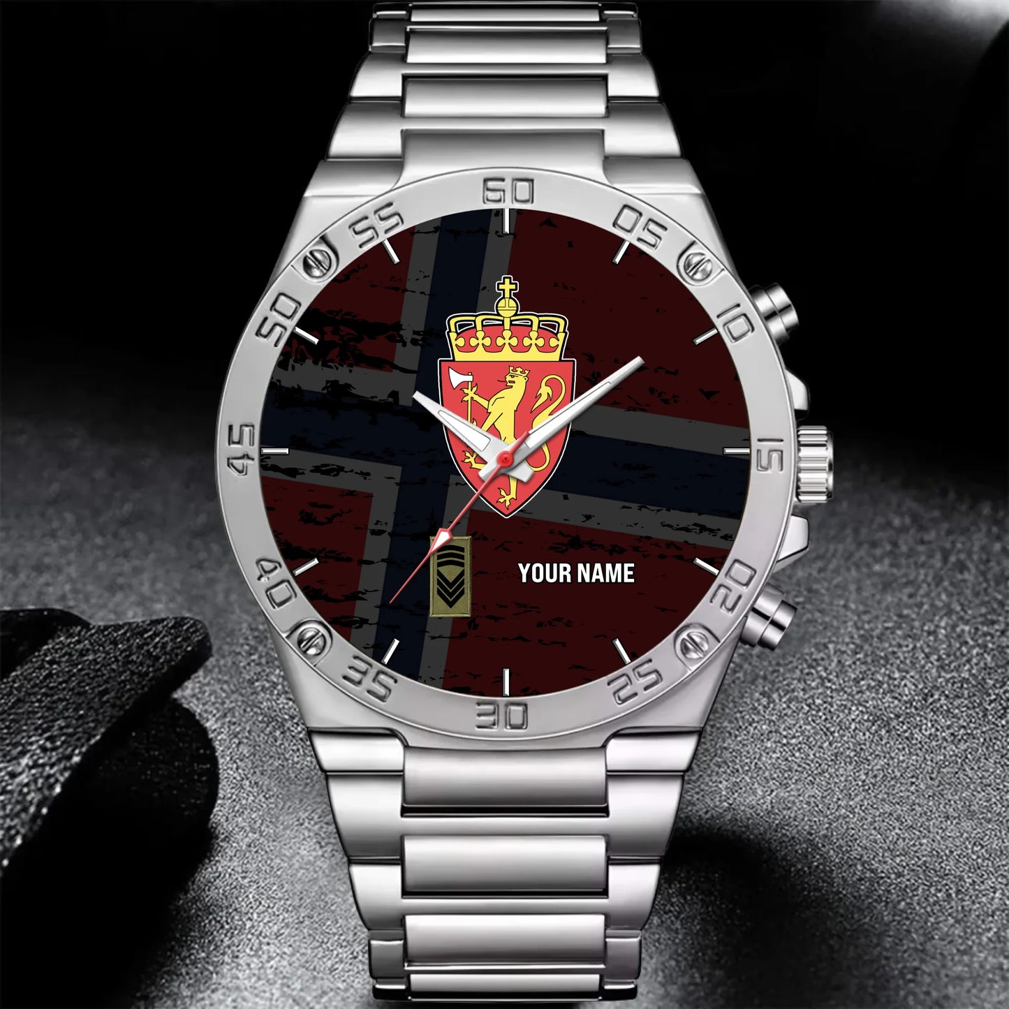 Mockup Gentleman Stainless Steel Watch copy