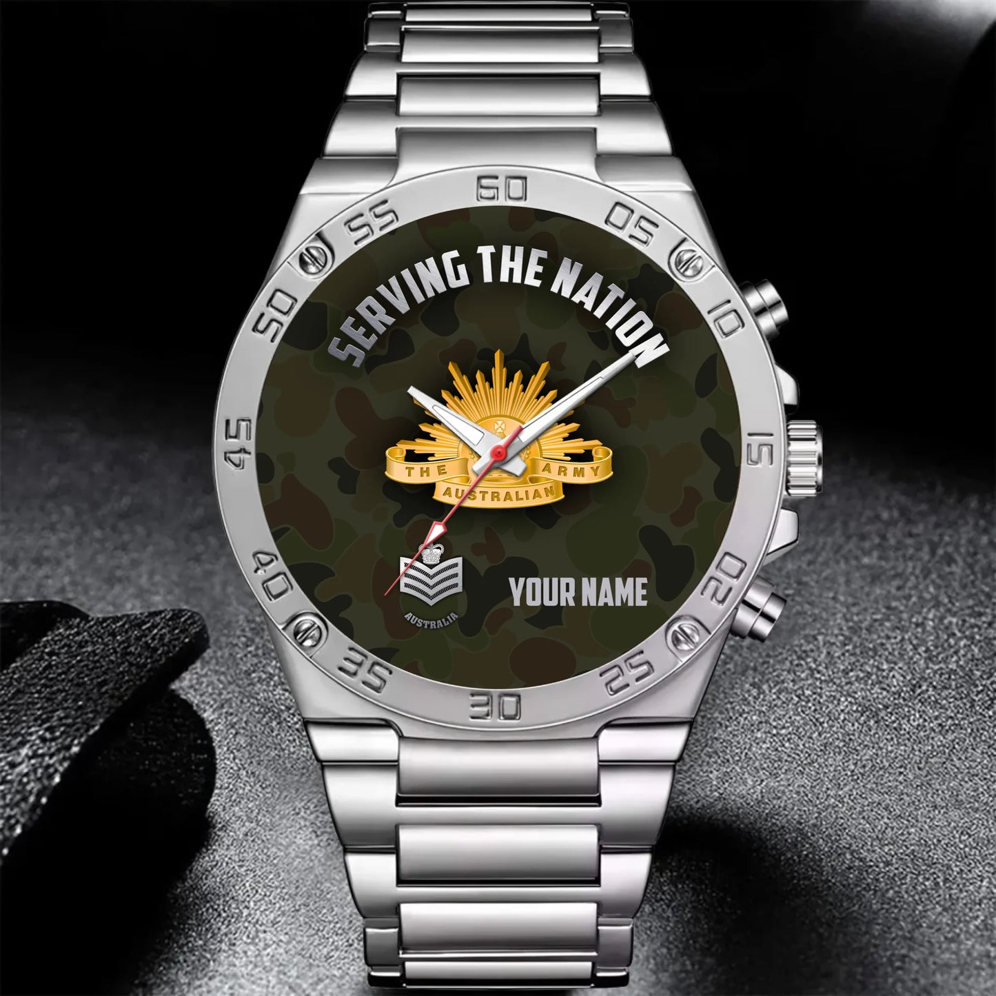 Mockup Gentleman Stainless Steel Watch copy